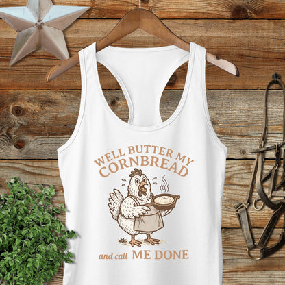 Butter My Cornbread Racerback Tank