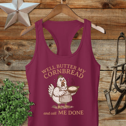 Butter My Cornbread Racerback Tank