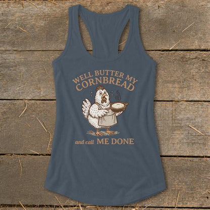 Butter My Cornbread Racerback Tank