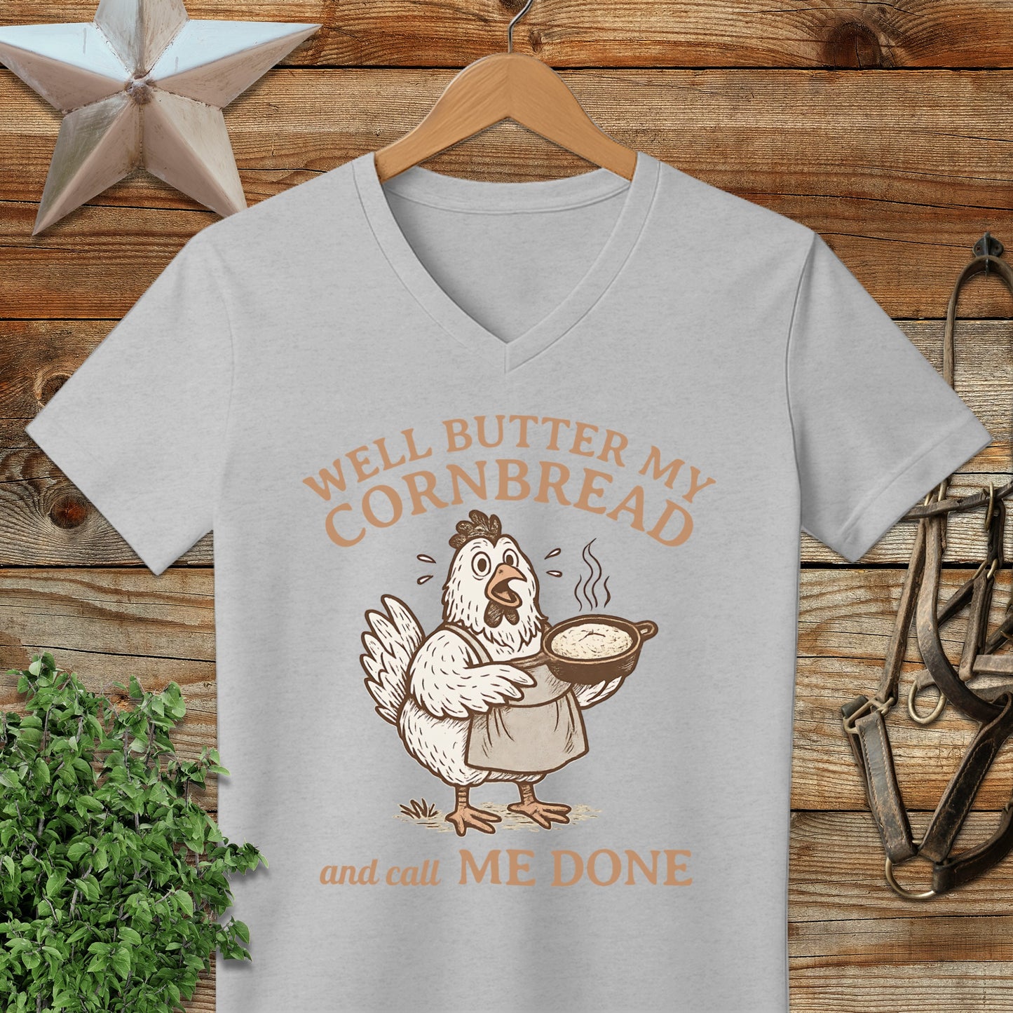 Butter My Cornbread V-neck