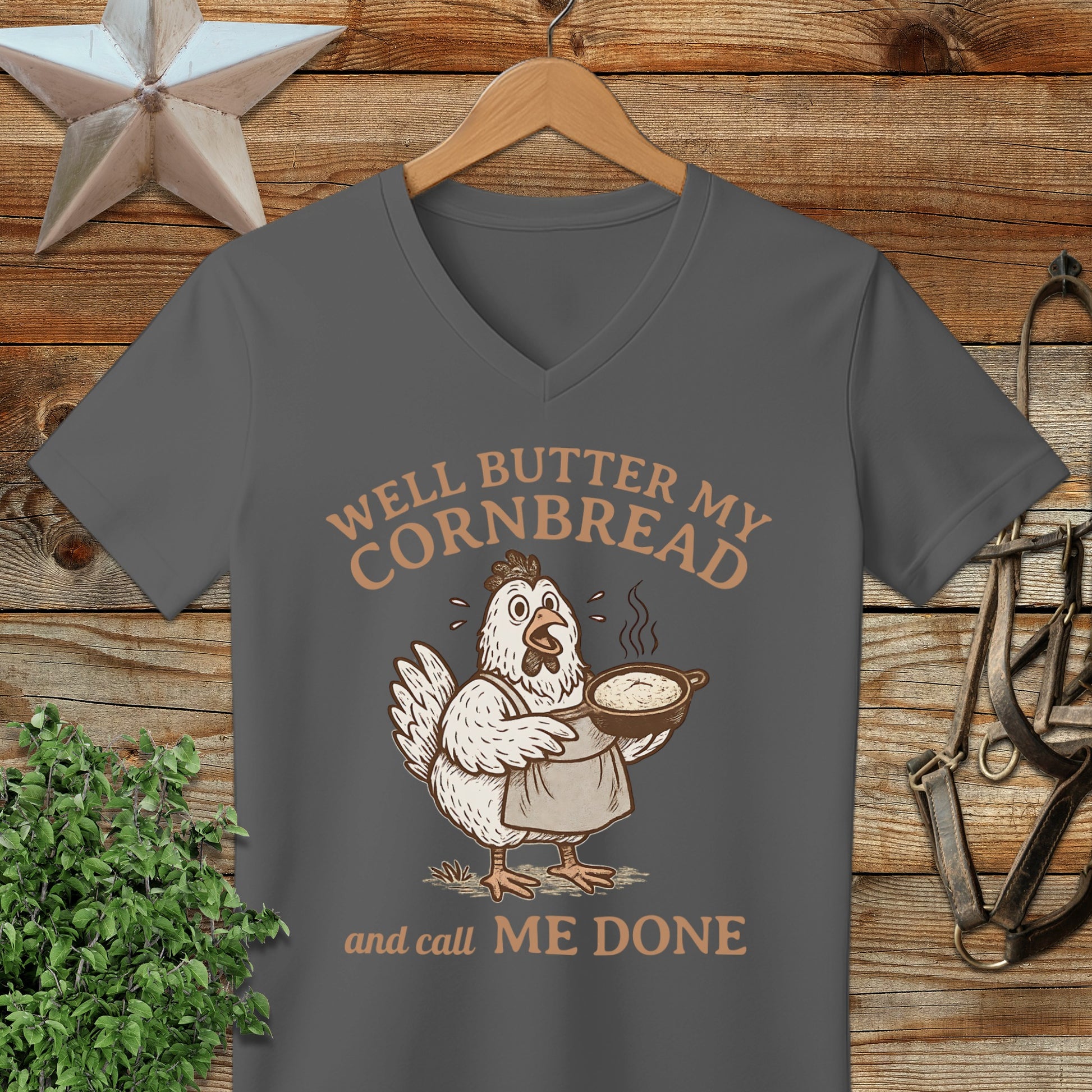 Butter My Cornbread V-neck