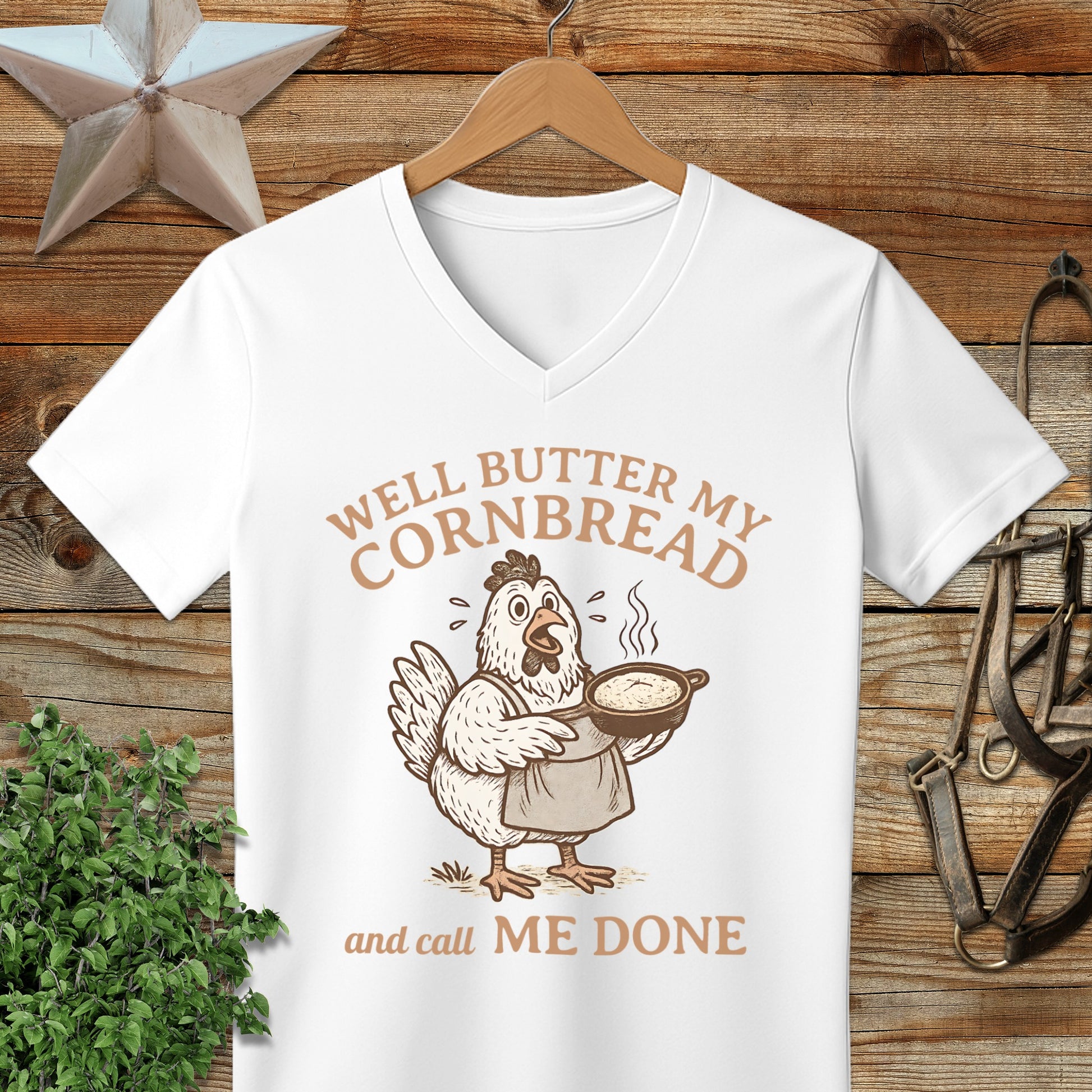 Butter My Cornbread V-neck