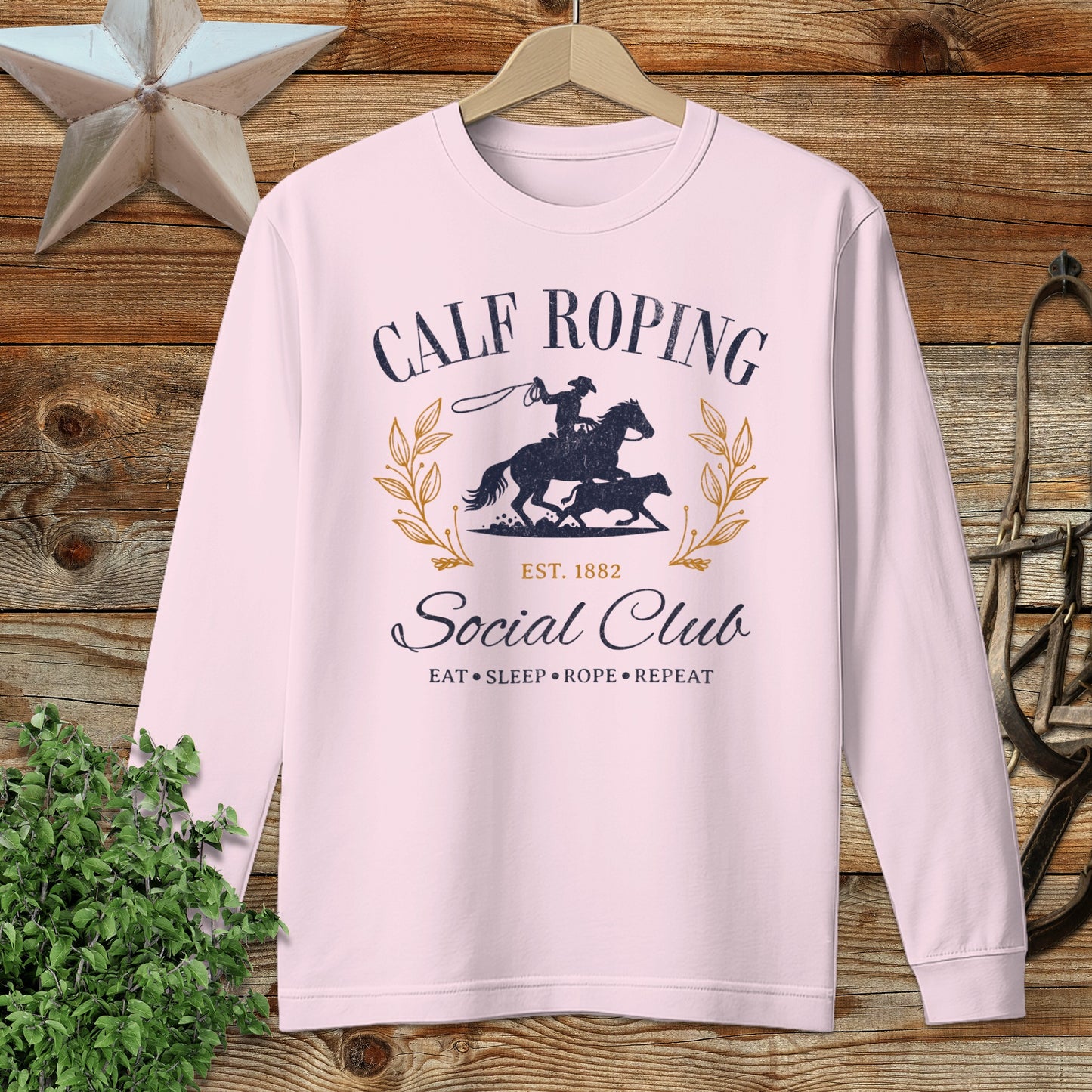 Calf Roping Social Club Long Sleeve Tee