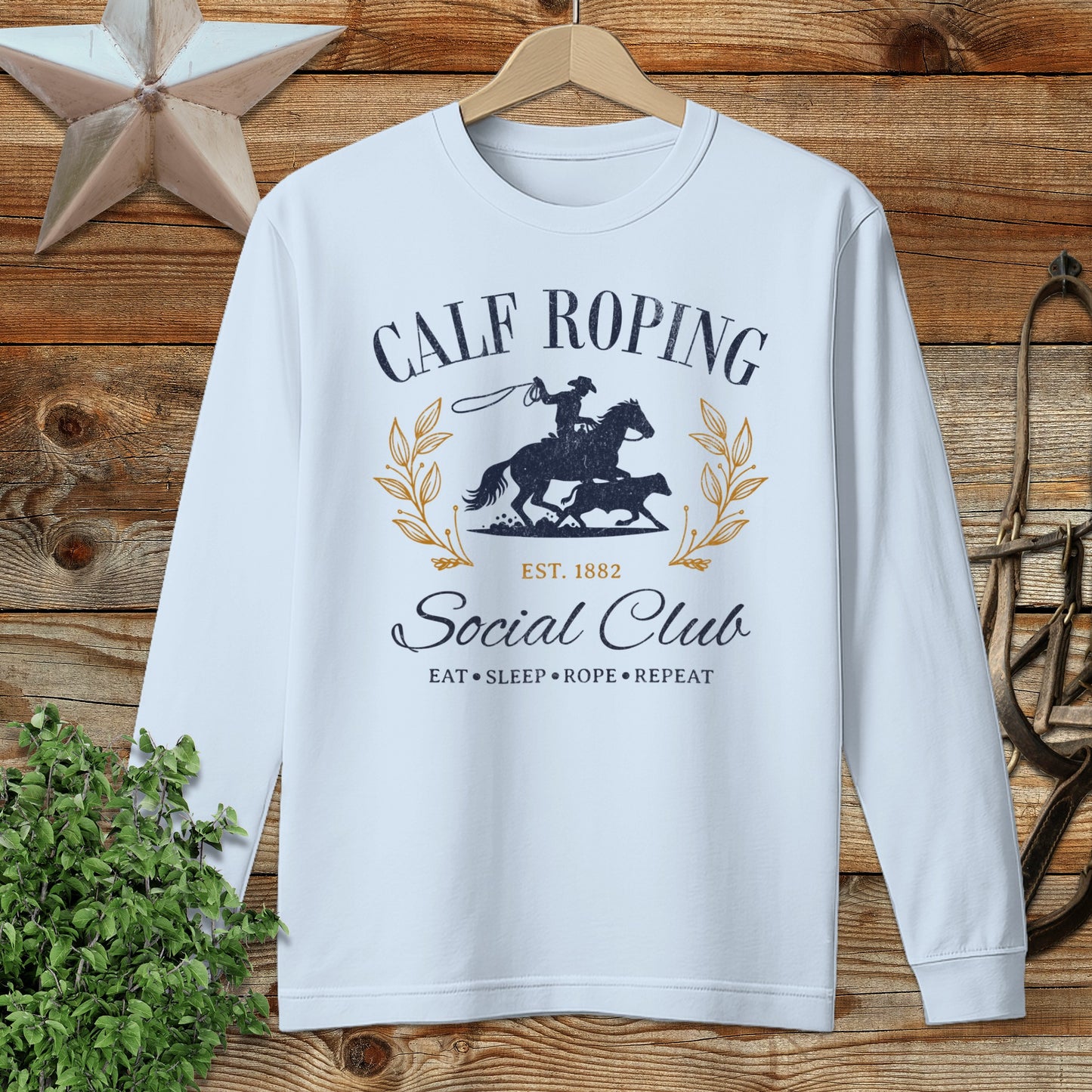 Calf Roping Social Club Long Sleeve Tee