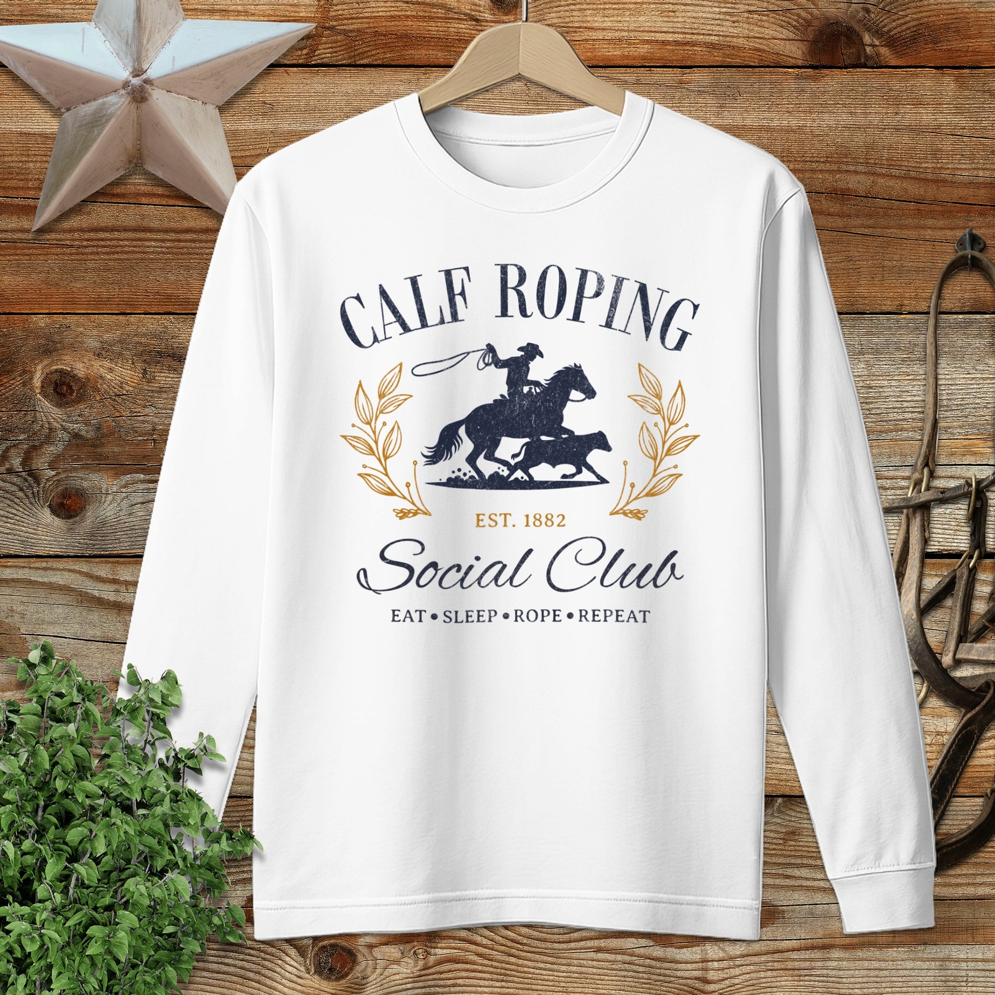 Calf Roping Social Club Long Sleeve Tee