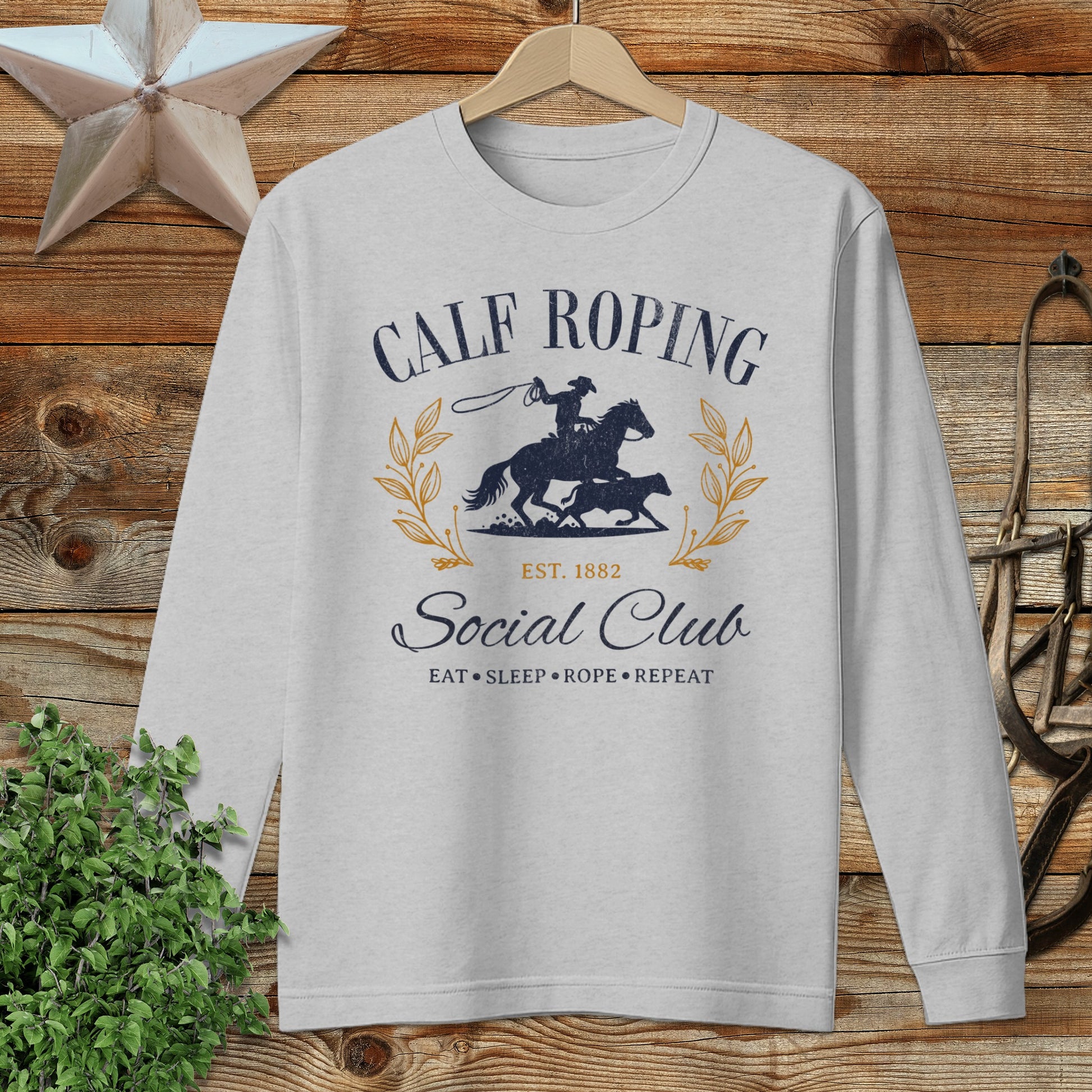 Calf Roping Social Club Long Sleeve Tee
