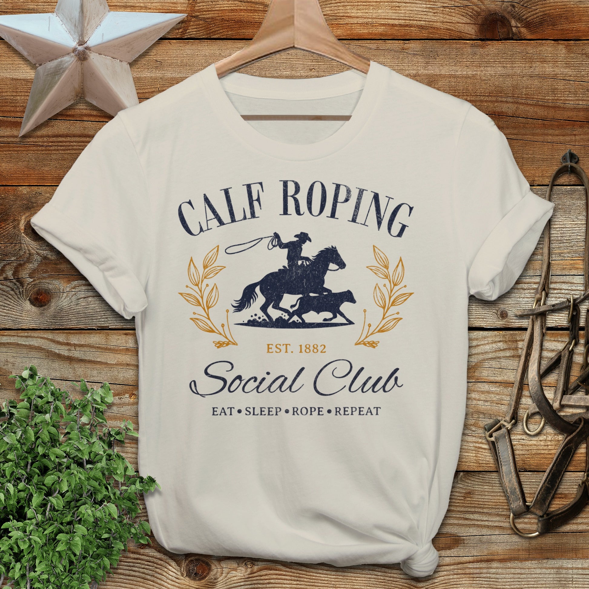 Calf Roping Social Club Softstyle Tee