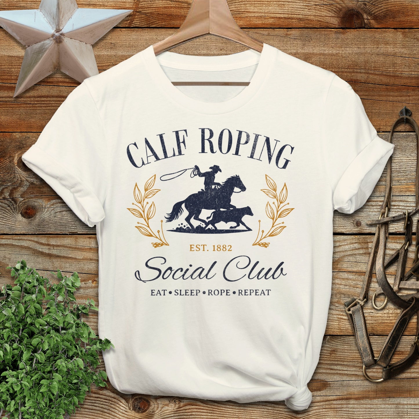 Calf Roping Social Club Softstyle Tee