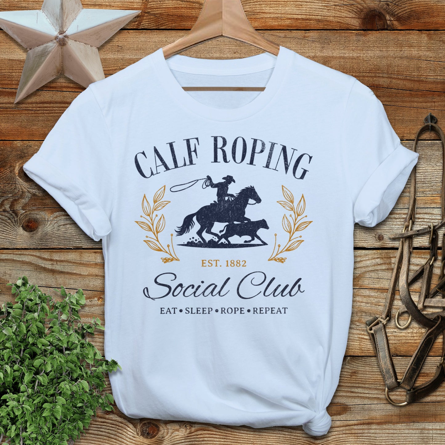 Calf Roping Social Club Softstyle Tee