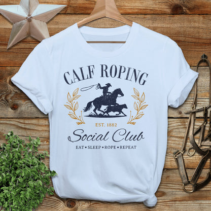 Calf Roping Social Club Softstyle Tee