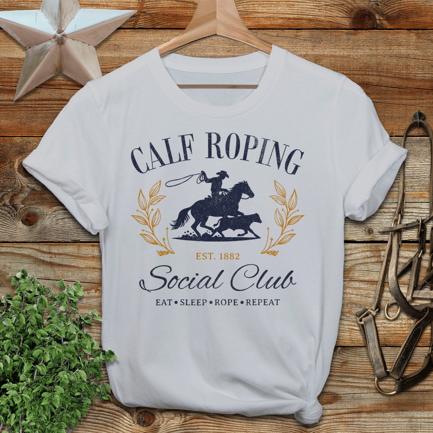 Calf Roping Social Club Softstyle Tee