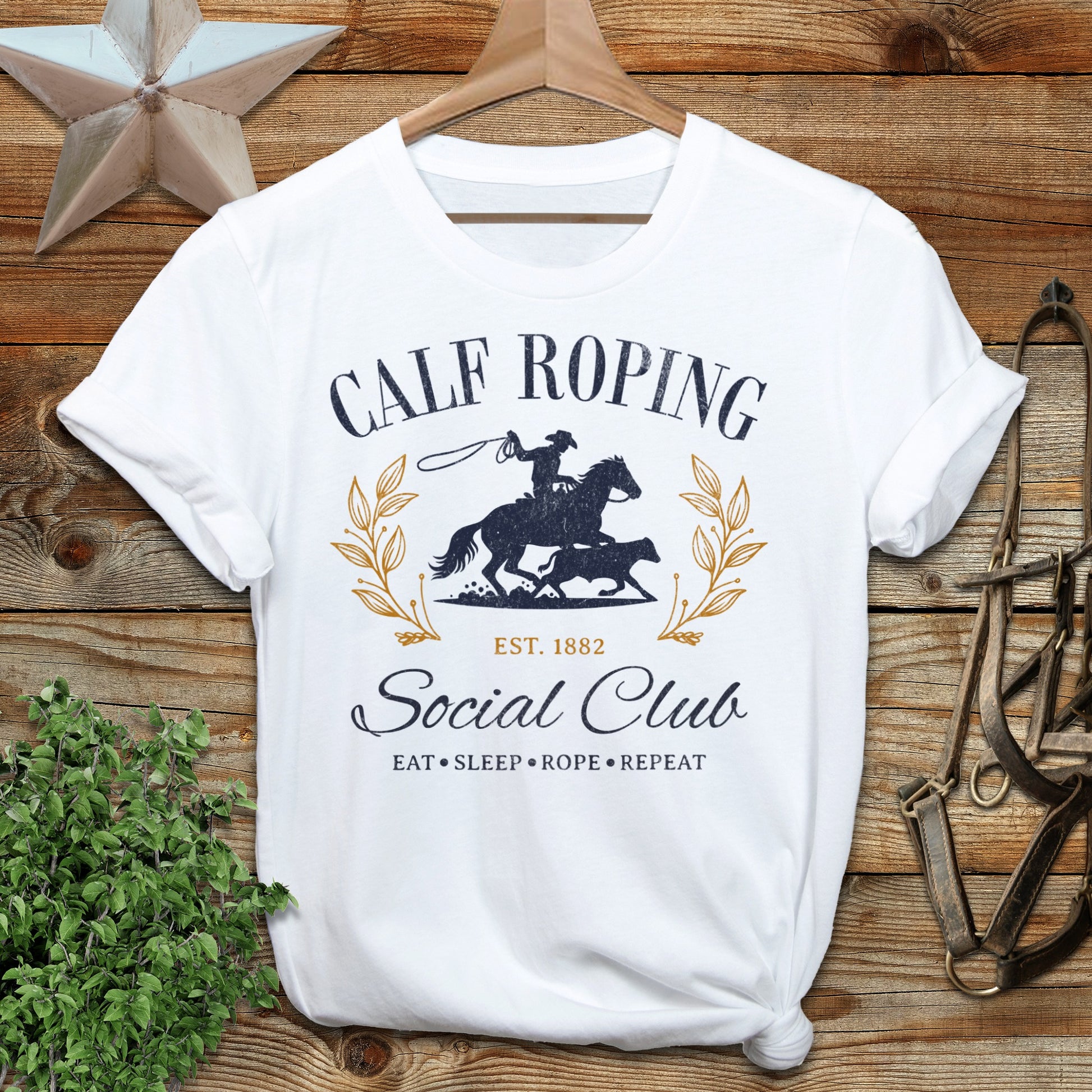 Calf Roping Social Club Softstyle Tee