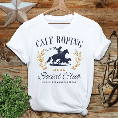 Calf Roping Social Club Softstyle Tee