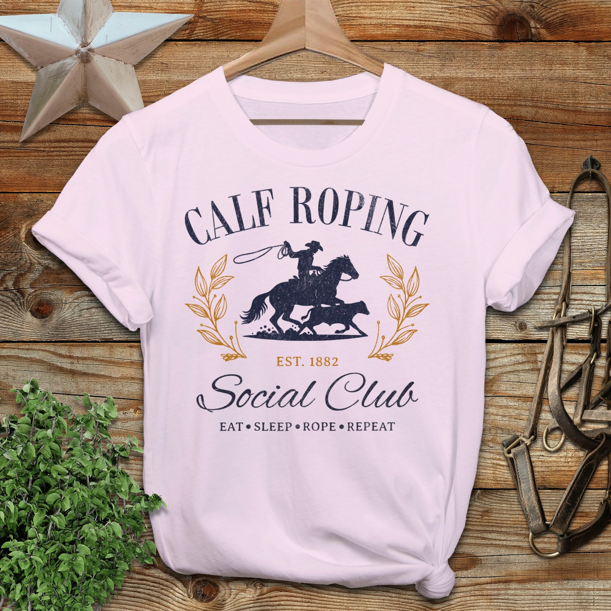 Calf Roping Social Club Softstyle Tee