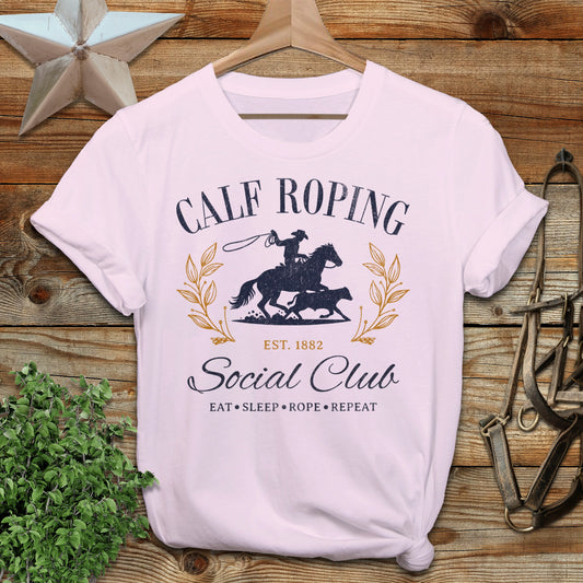 Calf Roping Social Club Softstyle Tee
