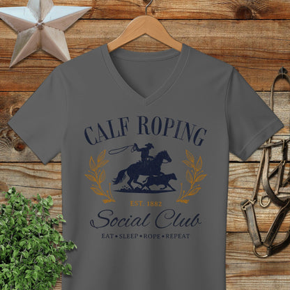 Calf Roping Social Club V-neck