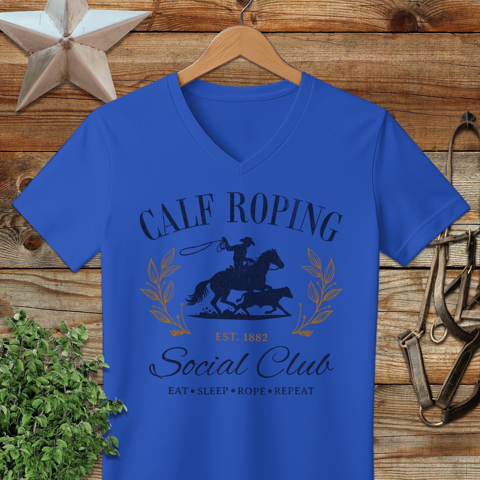 Calf Roping Social Club V-neck
