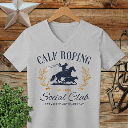 Calf Roping Social Club V-neck