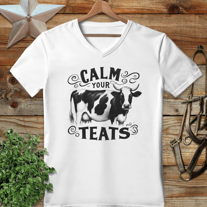 Calm Your Teats V-neck