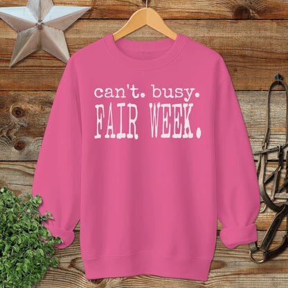 Can't Busy Fair Week Sweatshirt