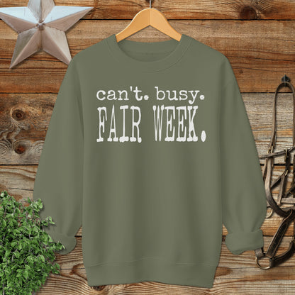 Can't Busy Fair Week Sweatshirt