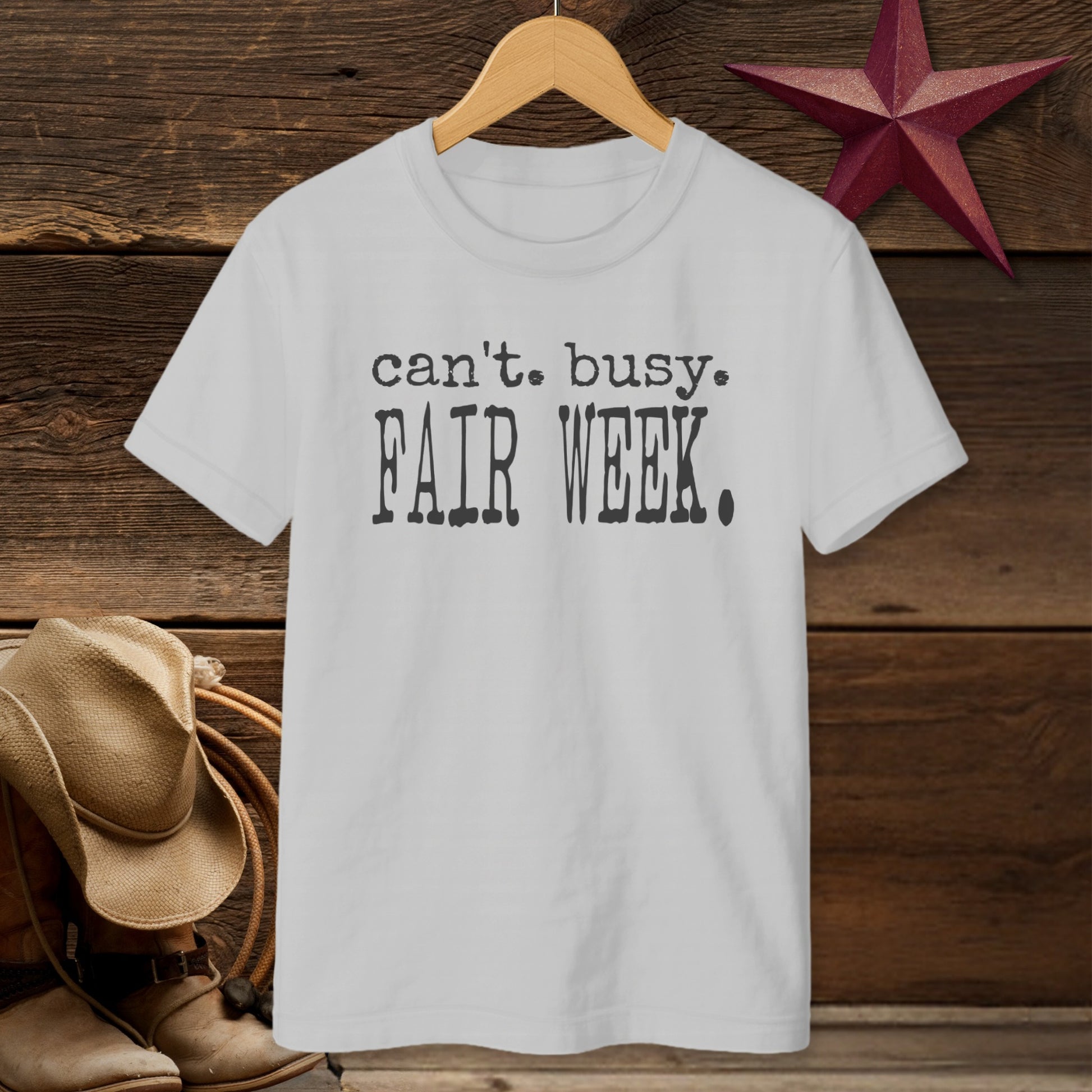 Can't Busy Fair Week T-Shirt (Youth)