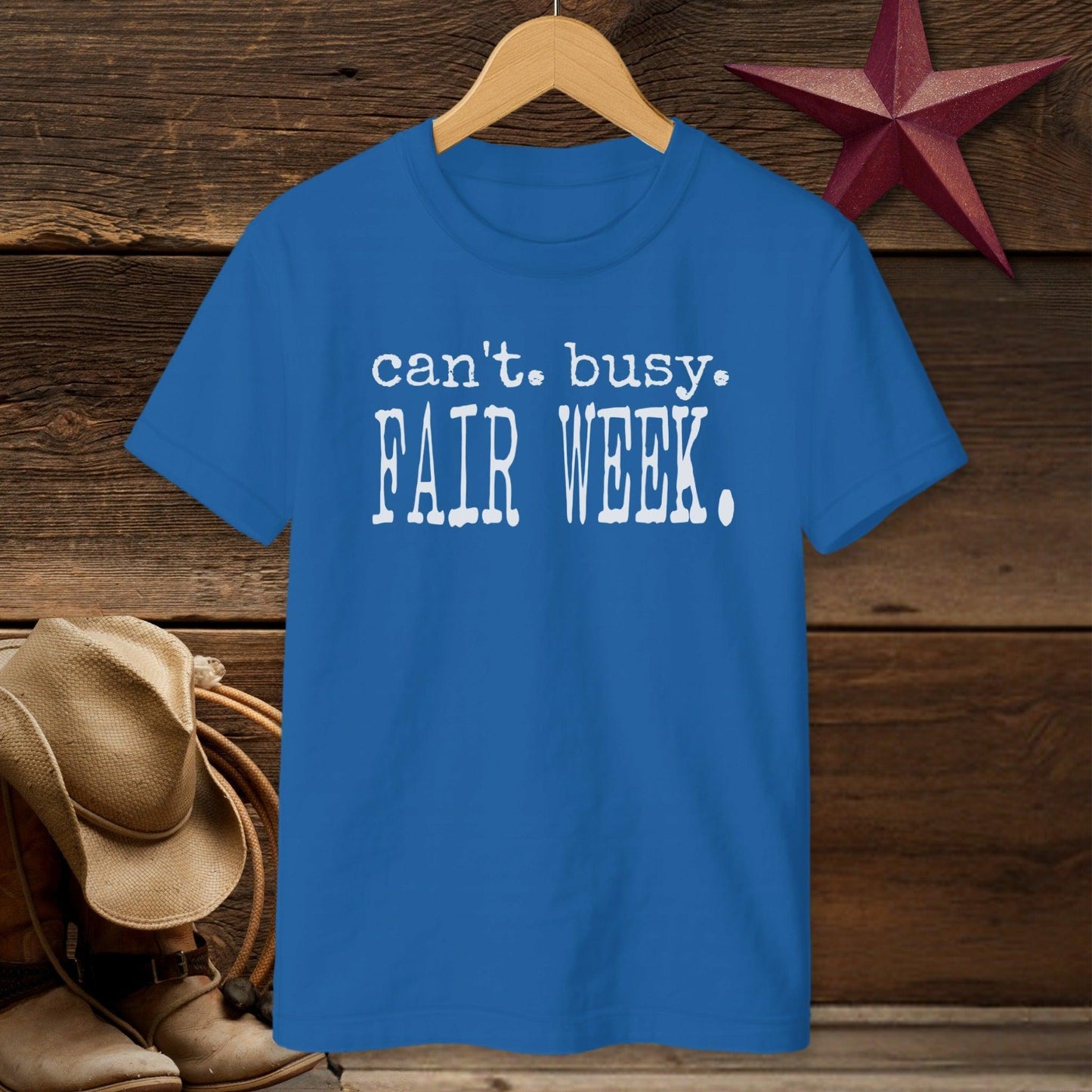 Can't Busy Fair Week T-Shirt (Youth)