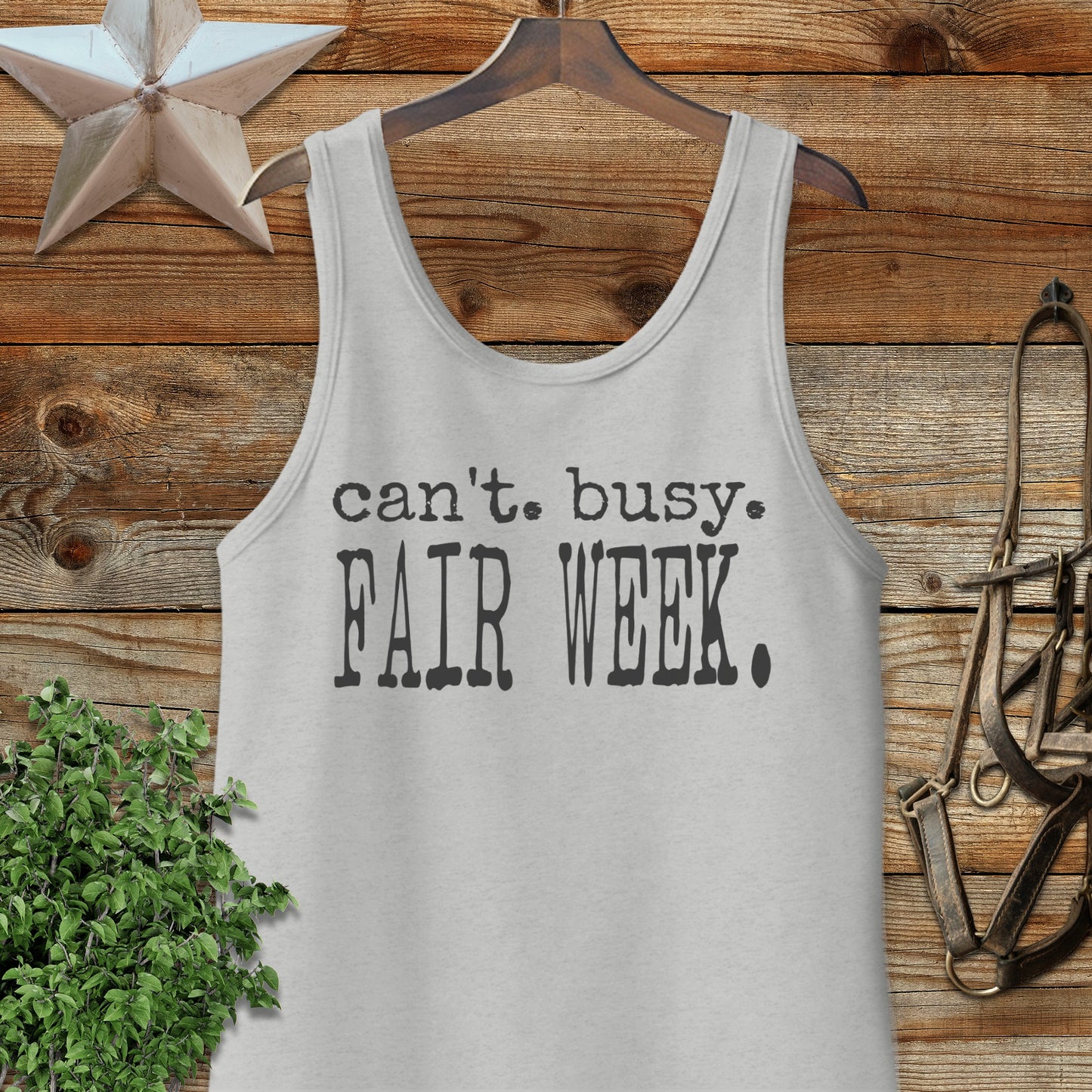 Can't Busy Fair Week Tank Top