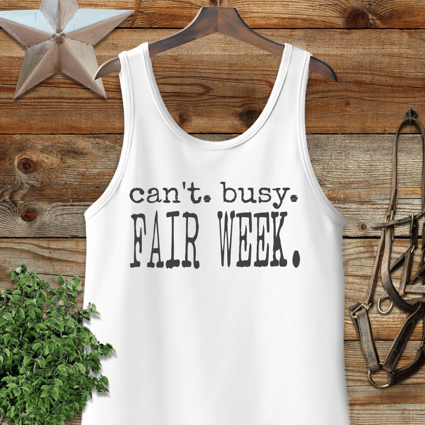 Can't Busy Fair Week Tank Top