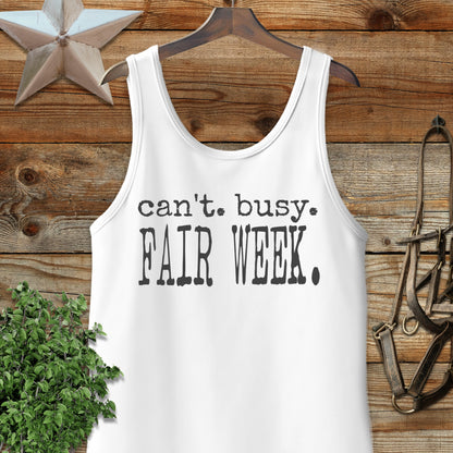 Can't Busy Fair Week Tank Top