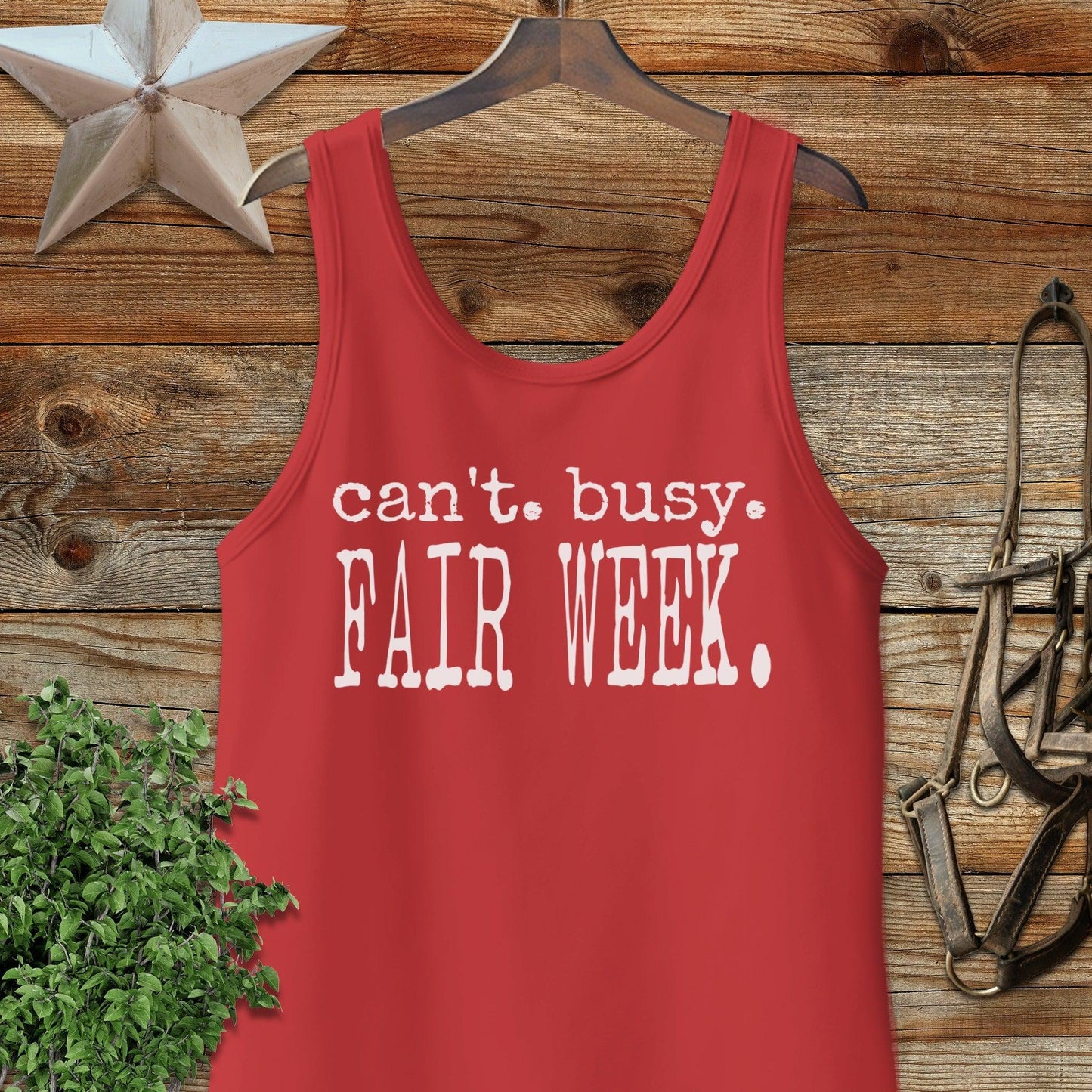 Can't Busy Fair Week Tank Top