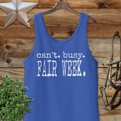Can't Busy Fair Week Tank Top