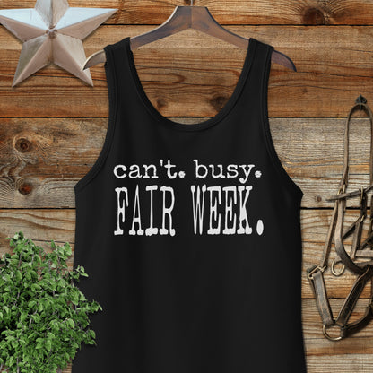 Can't Busy Fair Week Tank Top