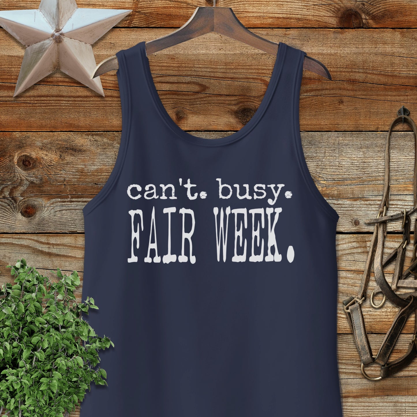 Can't Busy Fair Week Tank Top