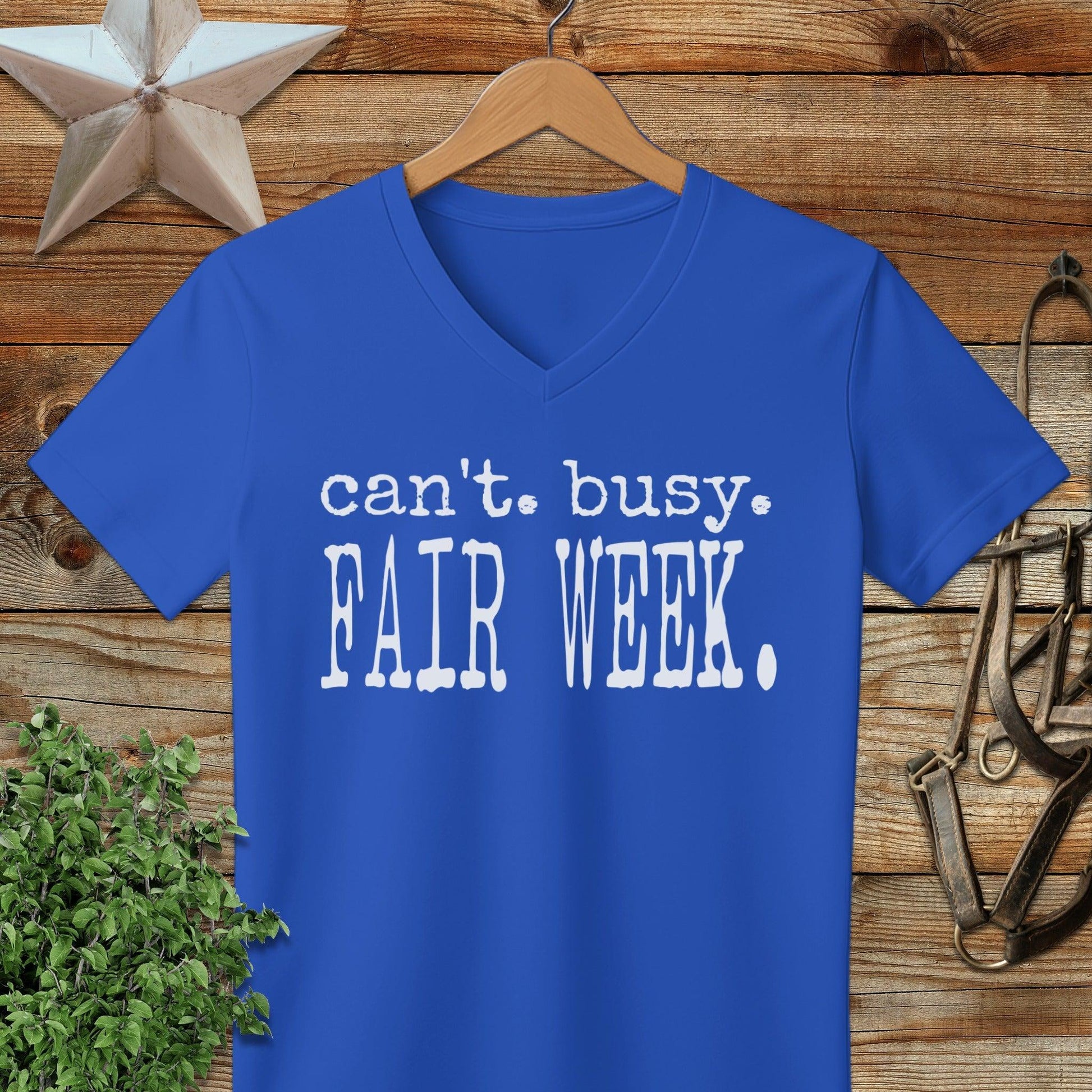 Can't Busy Fair Week V-neck