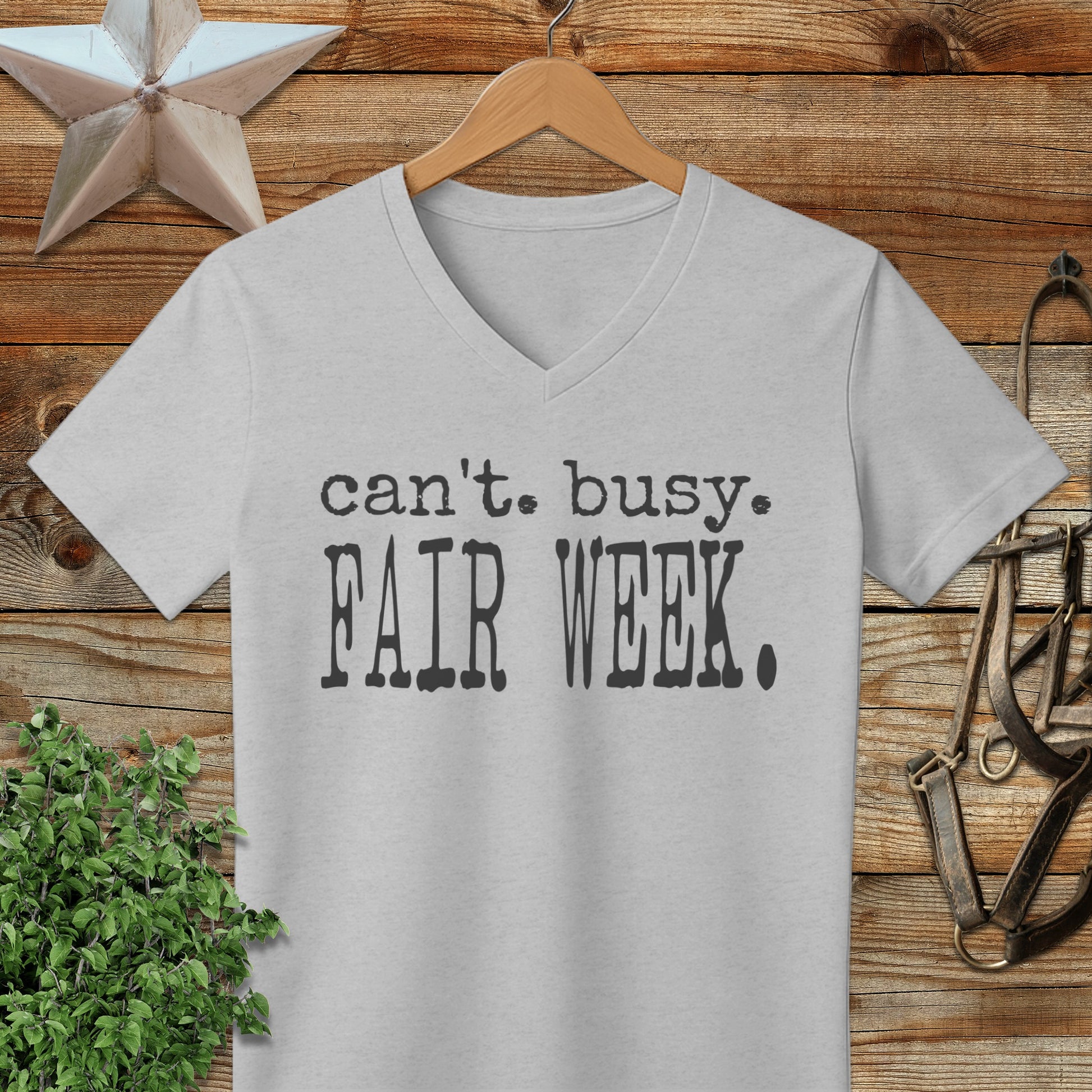 Can't Busy Fair Week V-neck