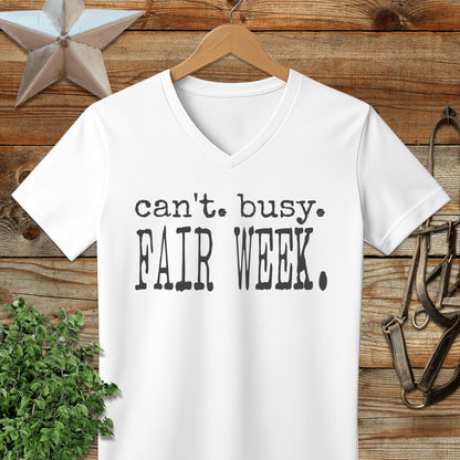 Can't Busy Fair Week V-neck