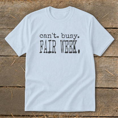 Can't Busy Fair Week Youth Tee