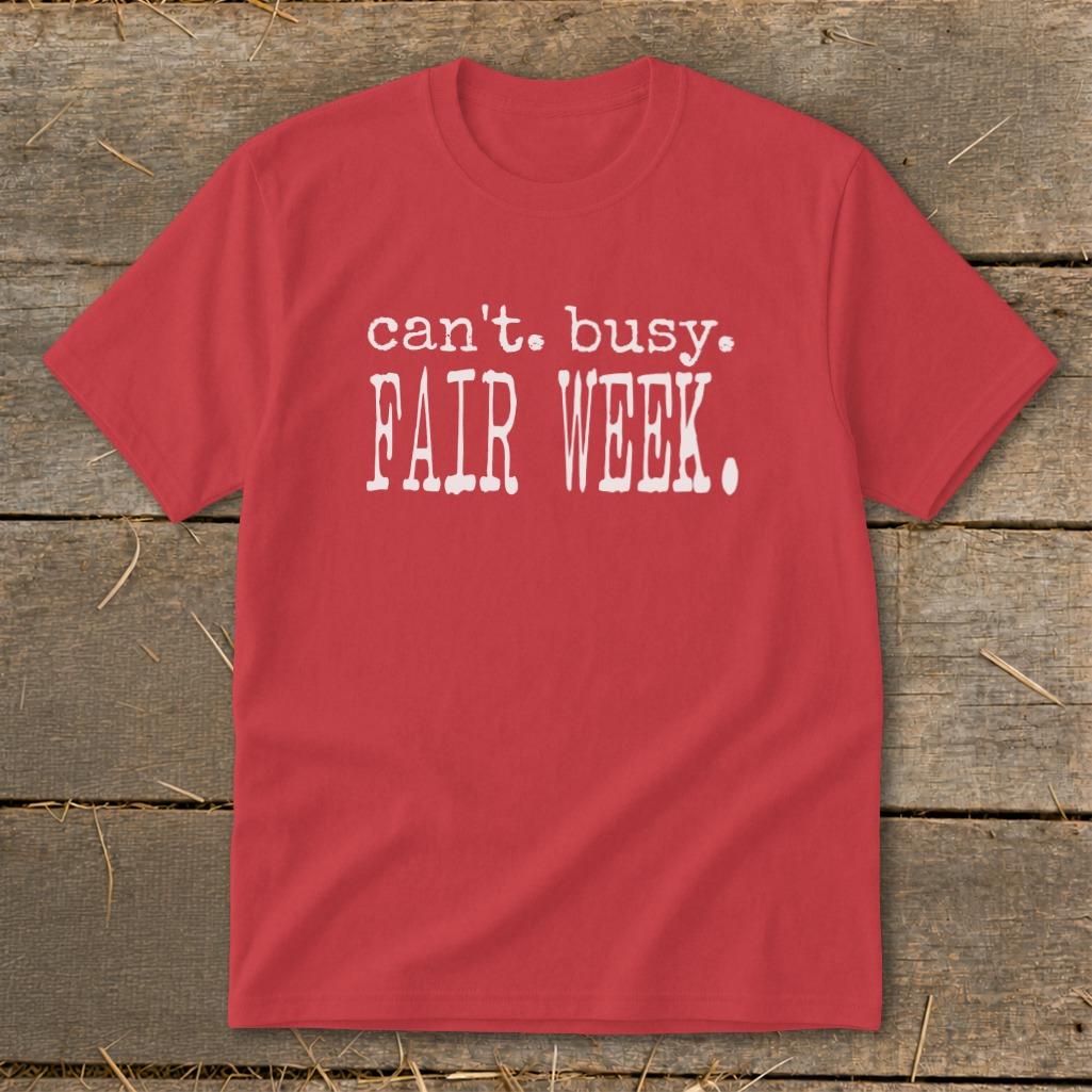 Can't Busy Fair Week Youth Tee