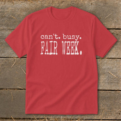Can't Busy Fair Week Youth Tee