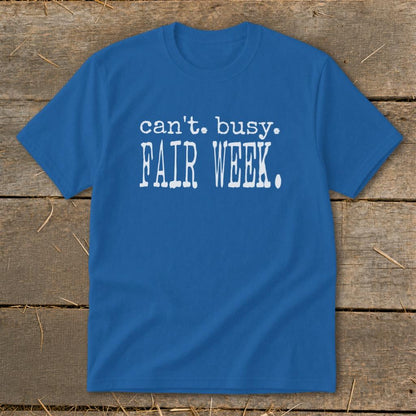 Can't Busy Fair Week Youth Tee