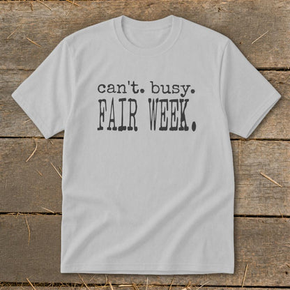 Can't Busy Fair Week Youth Tee