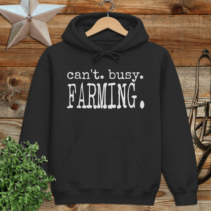 Can't Busy Farming Hoodie