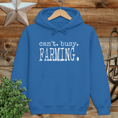 Can't Busy Farming Hoodie