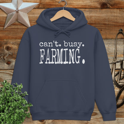Can't Busy Farming Hoodie