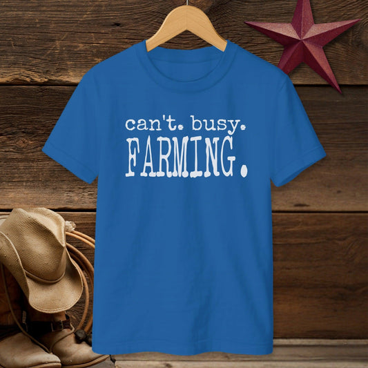 Can't Busy Farming T-Shirt (Youth)