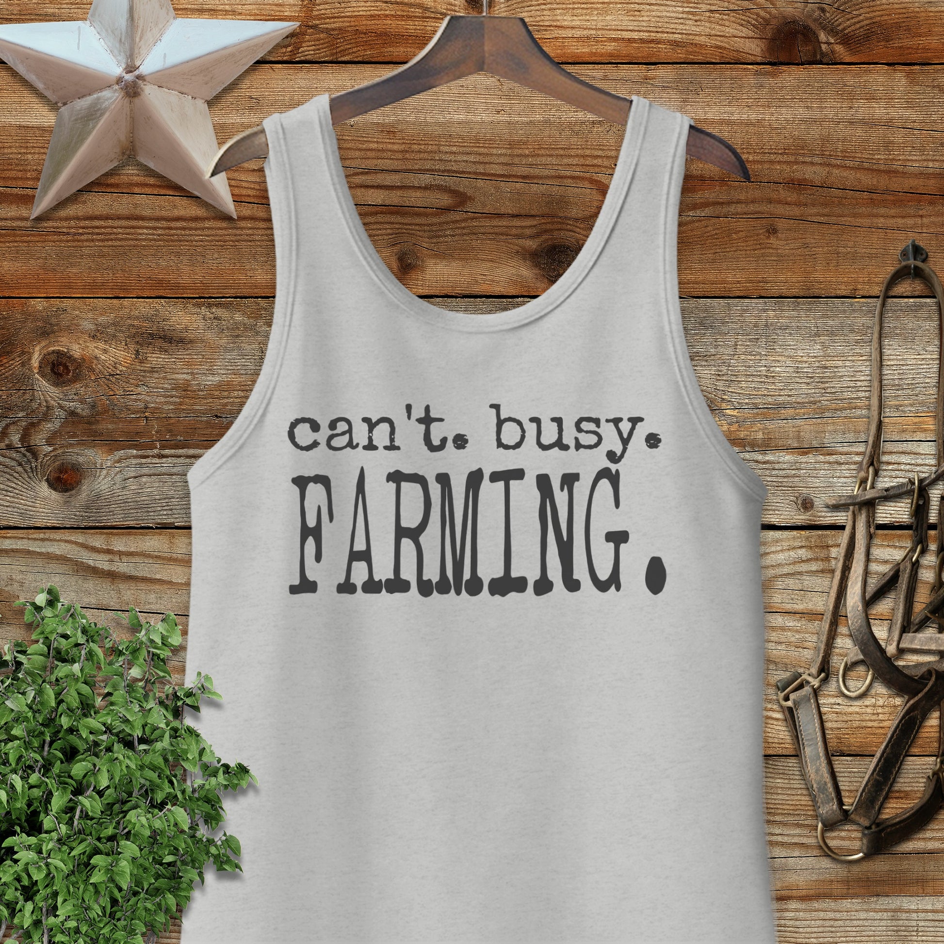 Can't Busy Farming Tank Top