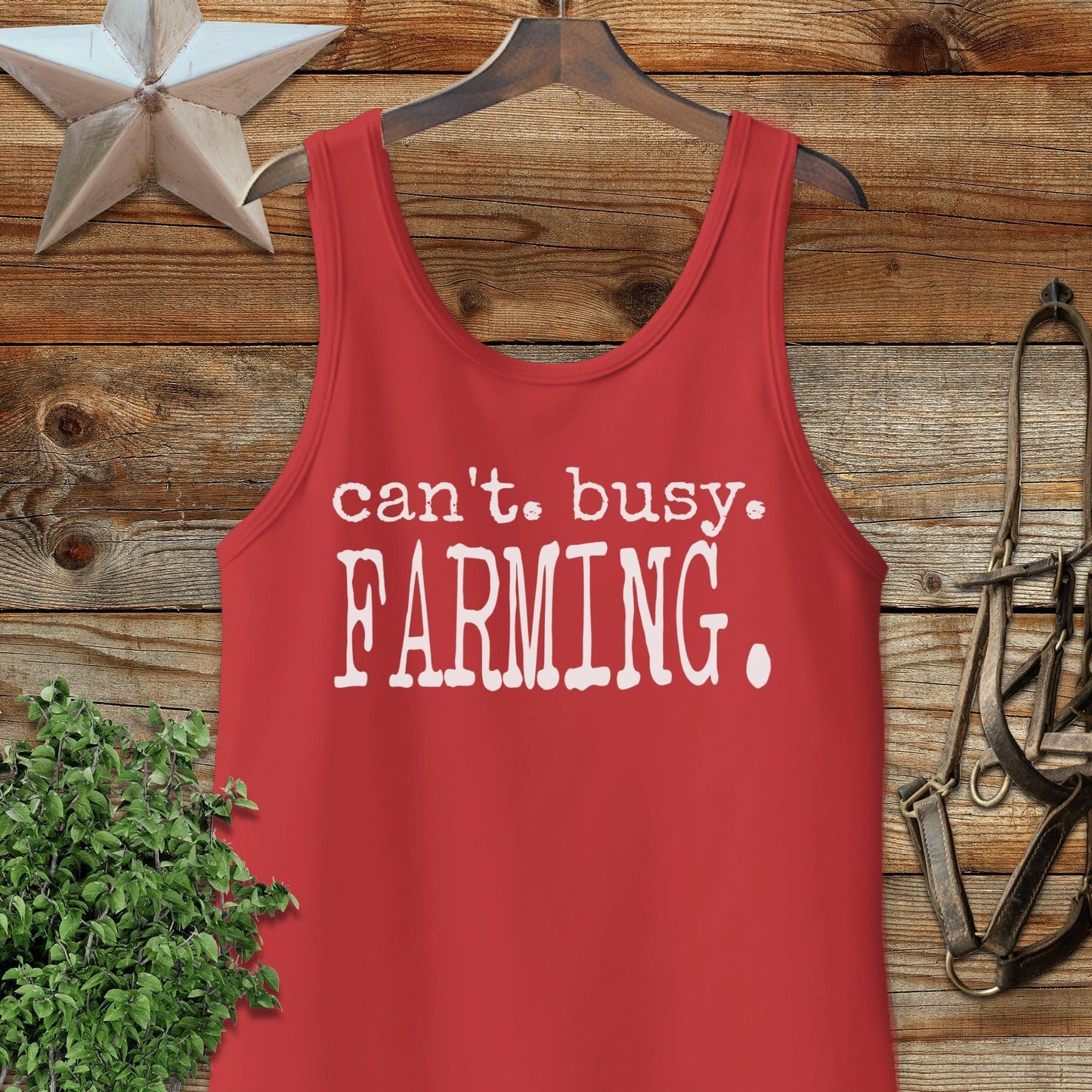 Can't Busy Farming Tank Top