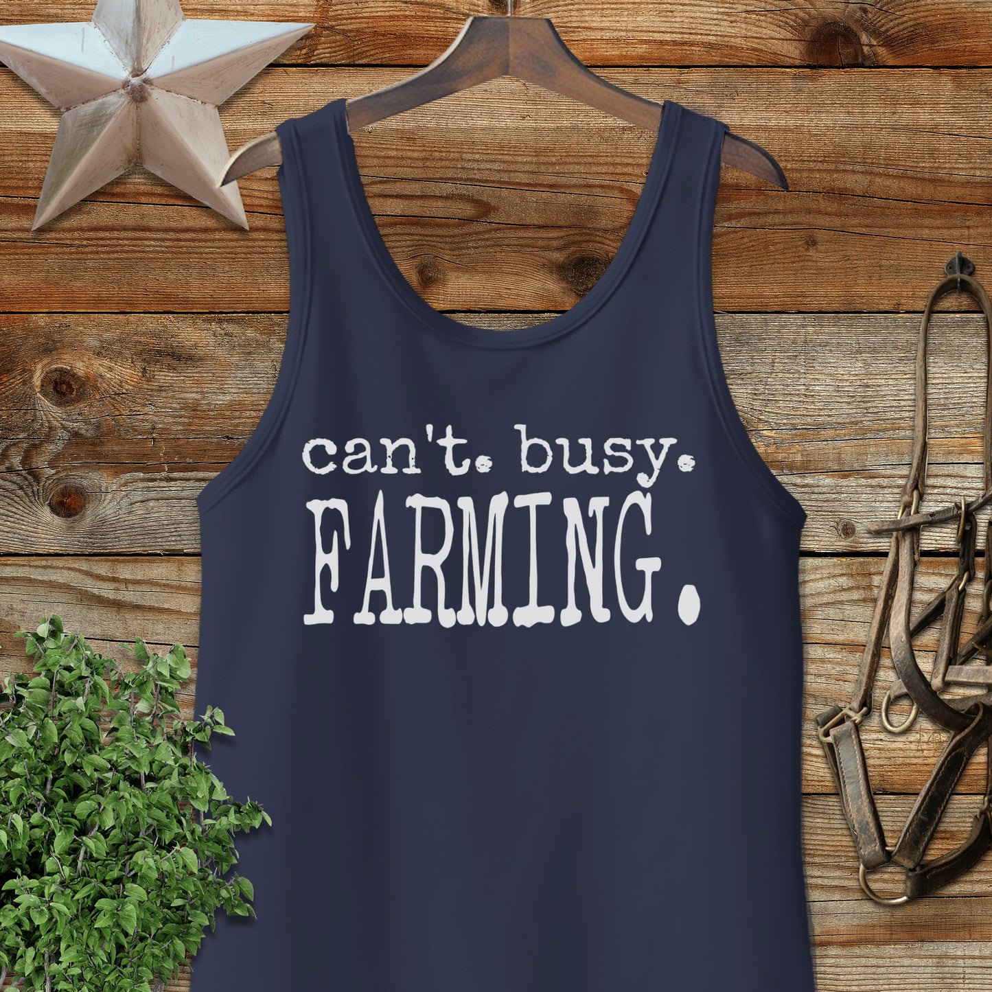 Can't Busy Farming Tank Top