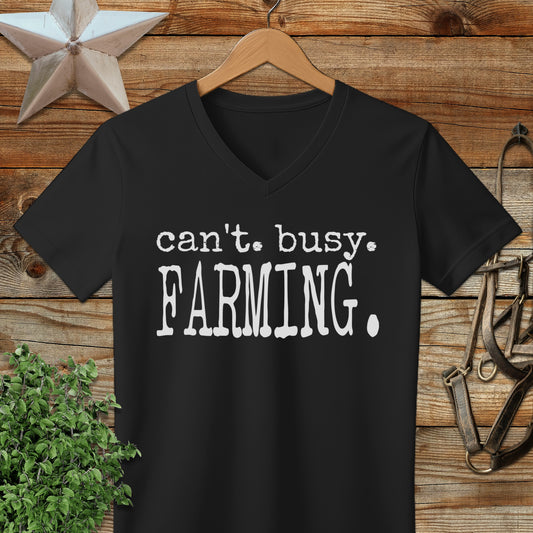 Can't Busy Farming V-neck